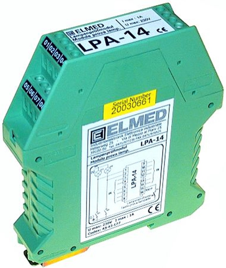 Modulo prova lampade - LPA-14