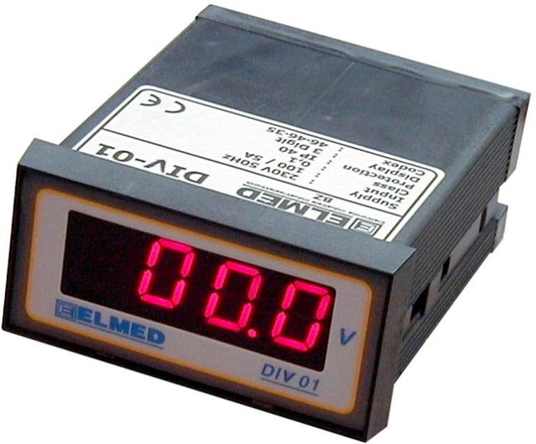 Voltmetro digitale - DIV-01 - Elmed Elettronica industriale