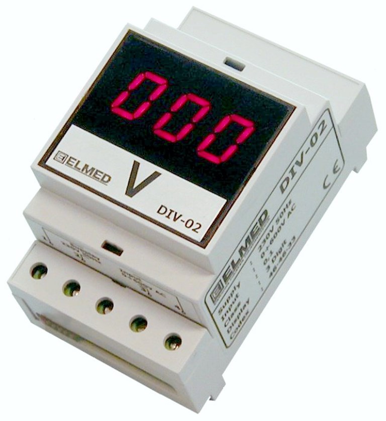 Voltmetro digitale - DIV-02 - Elmed Elettronica industriale