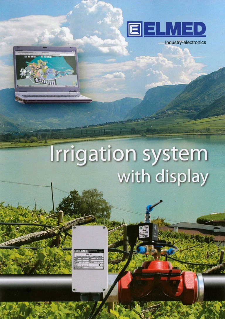 Irrigation system with display