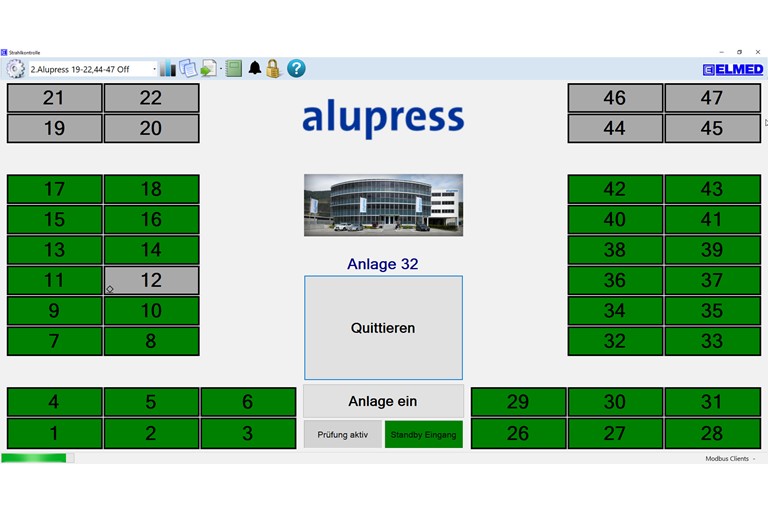 Lageplan Anlage aktiv