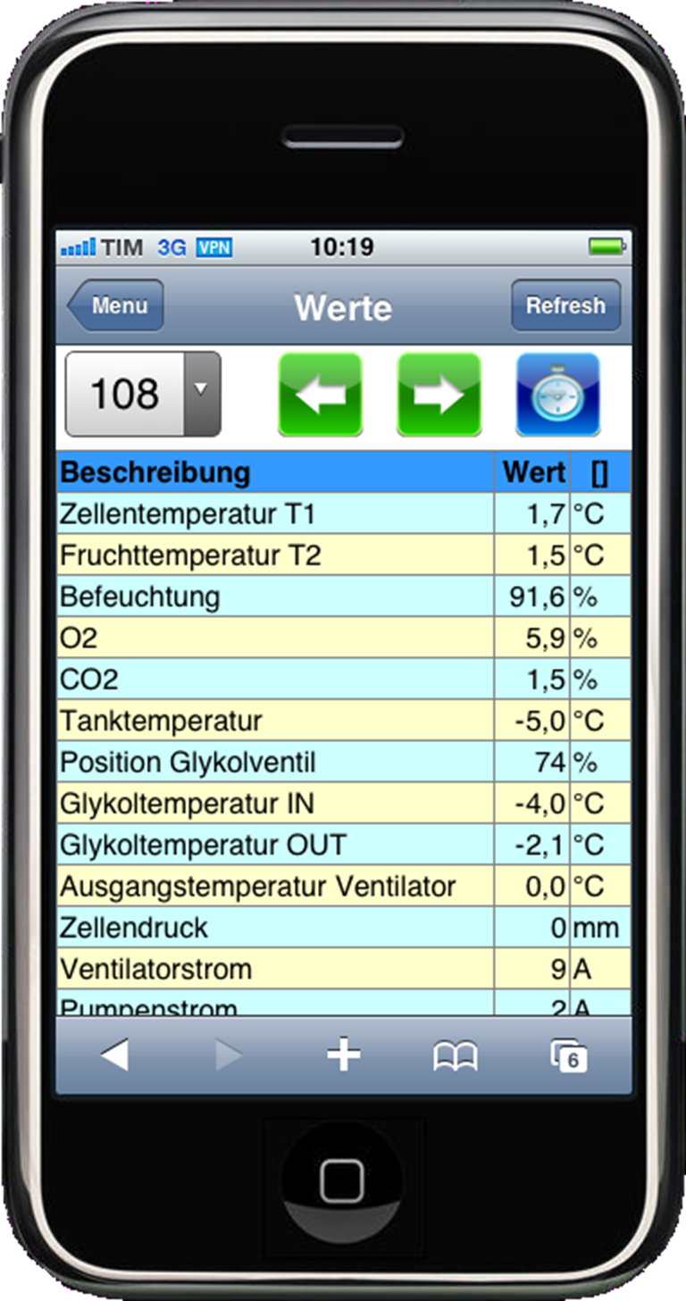 UsWeb - interfaccia web dell'US3000